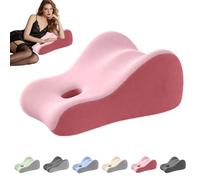 Ficugxd Butt Cushion for Couples,Pillowcase Wedge Pillow Memory Foam,Provides Intimate Support,Fast Rebound After Impact,Suitable for Home Use,Neck Waist Relief Ideal for Sitting and Lying-B