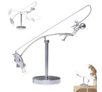 Ficugxd Kinetic Fishing Sculpture - Balance Art for Your Space,la Sculpture du Pêcheur en Équilibre,Statue d'art Équilibrée Maison Décoration Cadeaux pour Famille Et Amis-A