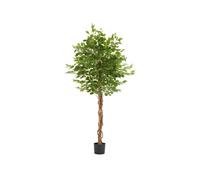 Plante artificielle - TECTAKE - Ficus artificiel FIDA à l'aspect naturel avec beaucoup de volume entretien facile - Hauteur 180 cm