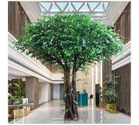 Ficus Artificiel en Soie, Grand Arbre Simulé Vert, Ficus Banian Artificiel pour Salon, Centre Commercial, Hôtel, Décoration De Mariage,2,300 * 300cm