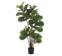 Ficus Lyrata 1,22m 72 feuilles pot vert déco maison bureau salon chambre intérieur extérieur