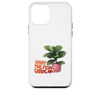 Ficus Plant Pun What The Ficus Going on Design Coque pour iPhone 12 Mini