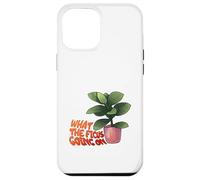 Ficus Plant Pun What The Ficus Going on Design Coque pour iPhone 12 Pro Max