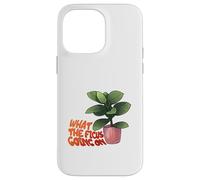 Ficus Plant Pun What The Ficus Going on Design Coque pour iPhone 14 Pro Max