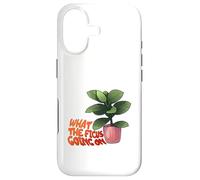 Ficus Plant Pun What The Ficus Going on Design Coque pour iPhone 17