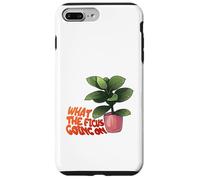 Ficus Plant Pun What The Ficus Going on Design Coque pour iPhone 7 Plus/8 Plus