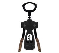 FID 1304 VB VIN BOUQUET Tire-bouchon à ailes avec poignée en bois, fabriqué en acier inoxydable, élégance et précision à chaque débouchage.