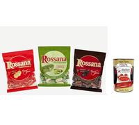 Fida, Rossana Tris con Ripieno Classico, al Pistacchio e al Cioccolato, Trio mit klassischer Füllung, Pistazie und Schokolade + Italian Gourmet polpa 400g