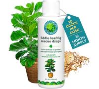 Fiddle Leaf Fig Rescue Drops - Traite la pourriture des racines, les taches brunes, les gouttes de feuilles et le stress | Formule liquide concentrée stimulant le système immunitaire | Facile à