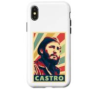 Fidel Castro Vintage Couleurs Coque pour iPhone X/XS