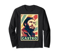 Fidel Castro Vintage Couleurs Manche Longue