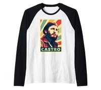 Fidel Castro Vintage Couleurs Manche Raglan