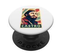 Fidel Castro Vintage Couleurs PopSockets PopGrip Adhésif