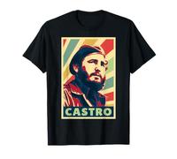 Fidel Castro Vintage Couleurs T-Shirt