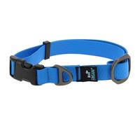 FIDELAMI Collier pour Chien Premium Imperméable, Anti-Dérapant, Bleu L35 < 55cm