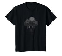 Fidèle à Travers Les tempêtes : Toute ma Vie Citation inspirante T-Shirt, Enfant, Noir, 10 Ans