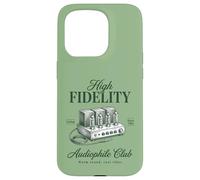 Fidelity Audiophile Club Amplificateur à Tube à Vide Vintage Coque pour iPhone 15 Pro