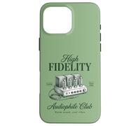 Fidelity Audiophile Club Amplificateur à Tube à Vide Vintage Coque pour iPhone 16 Pro Max