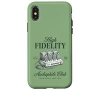 Fidelity Audiophile Club Amplificateur à Tube à Vide Vintage Coque pour iPhone X/XS
