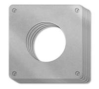 FIDEMUS Lot de 5 protections pour nichoir de 28 mm - Plaque de protection pour nichoir