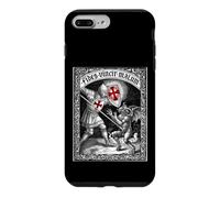 Fides Vincit Malum Templier Knight Faith Conquers Mal Coque pour iPhone 7 Plus/8 Plus