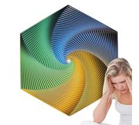 Fidget 3D,Anti-Stress Illusion Optique - Illusion Impression 3D Antistress - pour Adultes Détente Ludique