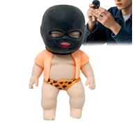 Fidget à Presser en Forme de , Jouet élastique Ultra-Doux, 14x8 cm, Anti-Stress pour Adultes, Noyau en Mousse à montée Lente, Action de Compression silencieuse, pour Adolescents et Maternelle