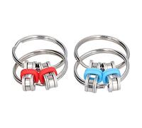 Fidget Chain Toy Acier Inoxydable Soulagement de l'anxiété Chaîne Flippy Chaîne de soulagement de la Pression pour Adulte autiste TDAH Soulagement du Stress Porte-clés Jouet de