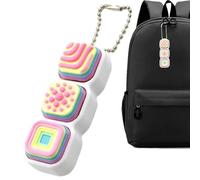 Fidget Clavier | Porte-Clés Mignon Portable au Bout du Doigt | Jouets Fidget Clavier à | Pour L'École, Le Travail, La Maison, La Voiture, L'Avion, La Chambre, Le Salon, Les Voyages, La Salle De Classe