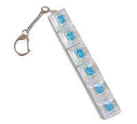 Fidget Clicker, Fonction d'éclairage LED, 10x2x2,7 cm, Porte-clés à Interrupteur mécanique, Clavier Fidget, Conception Portable et Polyvalente, pour garçons et Filles