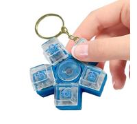Fidget Clicker, Keyboard Relief Interactive Sensory Toys, Button Fidget Keychain Pendants for Stress Relief and Focus, Portable Handheld Toy, Perfect for Adults, Kids, Home, Office, School,
