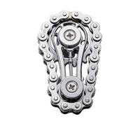 Fidget Cog, liaison, sculpture portable, instrument de mise au point sensoriel, décoration de bureau, matériel de rotation silencieux, passe-temps industriel en fer lourd