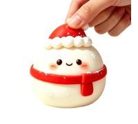 Fidget de Noël Bonhomme de Neige et Renne de Noël Souples à remontée Lente | Balle à Presser Déco Table Pour Cadeaux de Fête Récompense de Classe Surprises de Noël Bureau