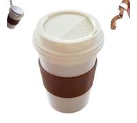 Fidget for déversements de café imprimé en 3D, jouet réaliste pour tasses à café de bureau, spirale avec effet renversé réaliste pour décorations anti-stress au bureau (1 pcs)