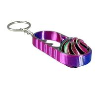 Fidget Keychain - 3D Printed Rotating Spiral Keyring, Stress Relief Fidget Toy with Smooth Spin Design, Portable Keychain Accessory for Backpack Keys Use, Fun Gift for Kids Teens Adults School Office