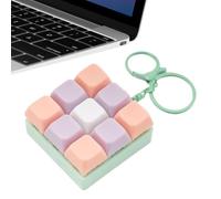 Fidget Keychain Toy, Detachable Clicker Keyring, Sound Sensory Stress Relief Gadget, Portable Anti Toy Easy Use, Women Men Kids Students School Travel Backpack Tote Bag Accessory