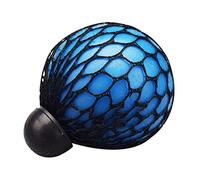 Fidget Mesh Balls Pressez des Boules de Raisin sensorielles, Jouet pour Adultes, soulagement de la Pression, Bureau Bleu.