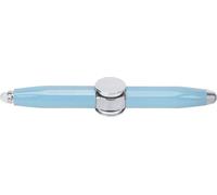 Fidget Pen Gyroscope écriture portable soulagement du stress doigt stylo à bille avec LED -lumière pour les étudiants bleu
