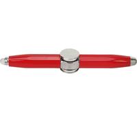 Fidget Pen Gyroscope écriture portable soulagement du stress doigt stylo à bille avec LED -lumière pour les étudiants rouge
