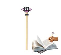 Fidget Pencil - Crayon en bois pour Halloween - Avec mère - Fournitures d'apprentissage - Stylo sensoriel pour adolescents, étudiants, filles, bibliothèque, salle de classe, école, bureau à domicile