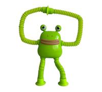 Fidget Pop Tubes - Frog Telescopic Aspiring TASS Pop Tubes pour Le Jeu sensoriel | Toys Stretchy Fidget Tube pour Les Tout-Petits et , soulagement du Stress éducatif, Durable et connecté