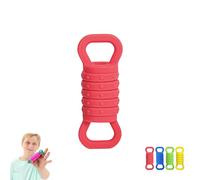 Fidget Pullys - Lot de 4 - Jouet sensoriel et Amusant pour Enfants et Adultes, Petites poulies silencieuses pour soulager l'anxiété, Ensemble de Jouets Anti-anxiété en Silicone sûr (Red)