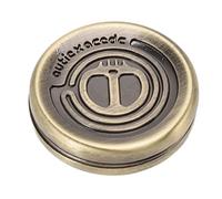 Fidget Slider EDC Coin Jouet Fidget Clicker Haptique Coin Bureau Fidget Bureau Jouet Magnétique Métal Fidget Jouets Soulagement du Stress Jouet