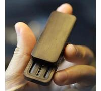 Fidget Slider en Bois, Fidget Slider EDC Poussant Décompression Jouets Tactile Toys pour Adultes Tdah Autisme Anxiété Soulagement du Stress Magnétique Décompression