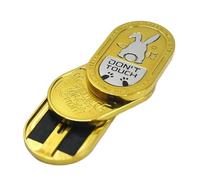 Fidget Slider Toy, Rabbit Push Slide, 1.98x1.22in Anti-Stress Metal Gadget, Authentic Clicking Sound Feature, Portable Calming Tool for Travel, Classroom, Kids, School Use