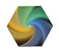 Fidget Spiral Spinner,Soulagement du Stress Hexagone Jouets | Illusion Impression 3D Antistress - Hand Spinner pour et Adultes