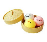 Fidget Squeeze , 3-Piece Soft Slow Rising Sensory Dumpling Stress Relief Balls, Squishy Relaxing for Kids Adults Students, Fidget for Home Office School Travel