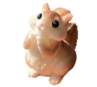 Fidget Squirrel Toy, Soft Cute Figure, Stress Play with Easy Grip, School Classroom with Focus Aid, Lifestyle Accessory, 3.94x2.36 inches Relaxation Supply for Kids Adults Home Travel Work Study