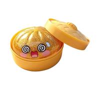 Fidget Stress Ball, Glitter Sensory Squeeze Toy, Slow Rising Anti Stress Hand Toy with Shiny Liquid Effect for Relaxation Focus Relaxation Relief Work Study Office Travel Use for Kids Adults