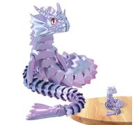 Fidget Toy - 3D Printing, 3D 3D Imprimé Dragon Fidget Toy Articulated Design | Durable Play & Display Collectible, Dragon Figurine Toys For Kids, Adult, Home Decor, Desk Display, Imaginative Play